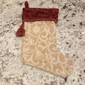 Victorian Rope Tassel Holiday Christmas Stocking